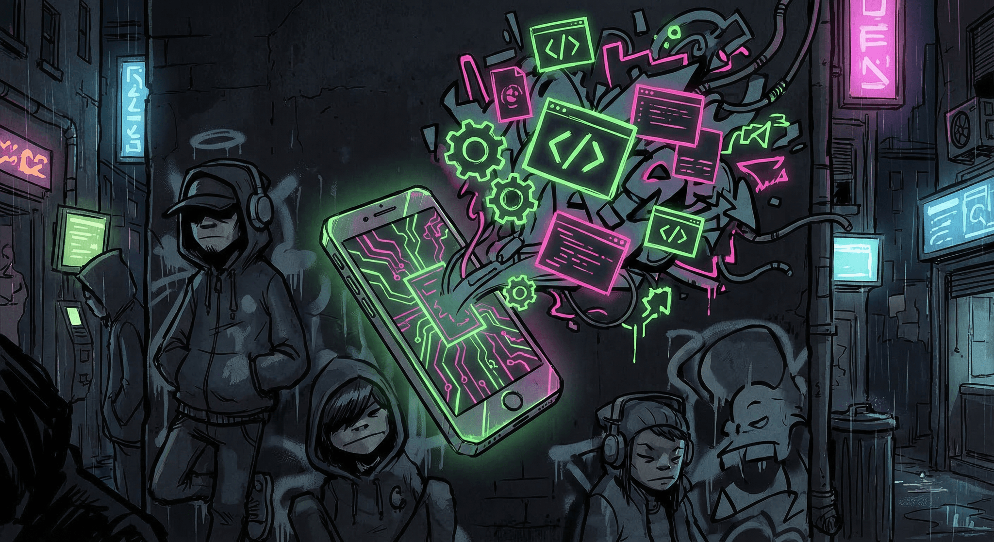 Mobile Apps - screenshot showing example of our work