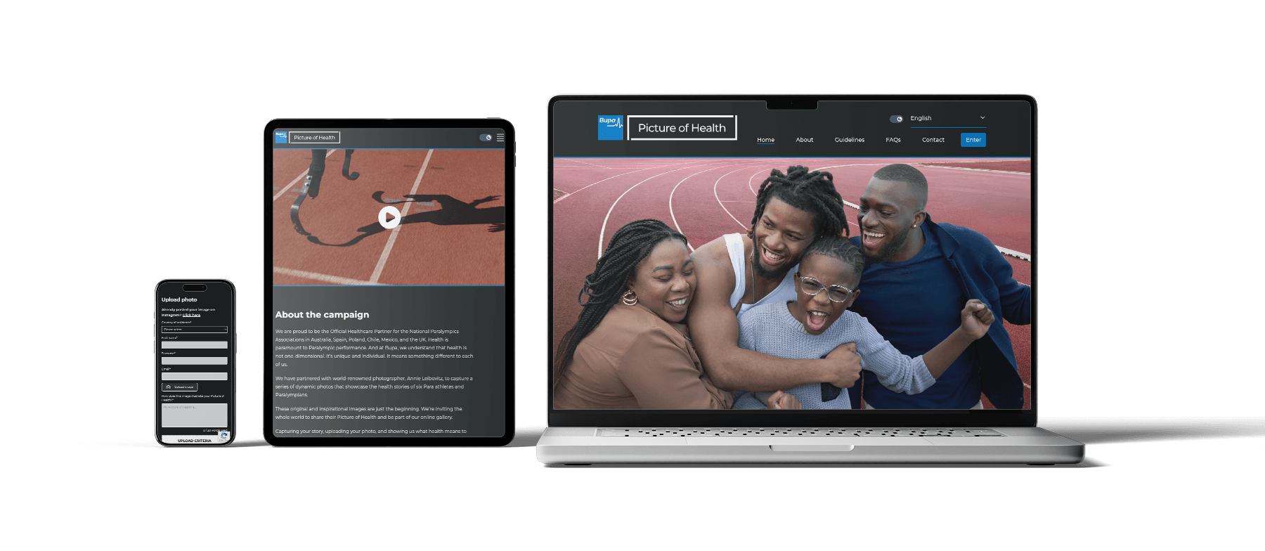 Bupa Picture of Health — project screenshot