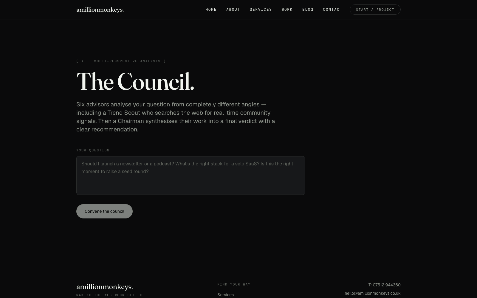 The Council — project screenshot